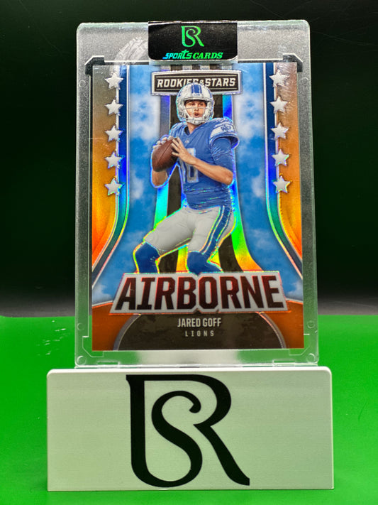 2023 Rookies and Stars Jared Goff Airborne /25